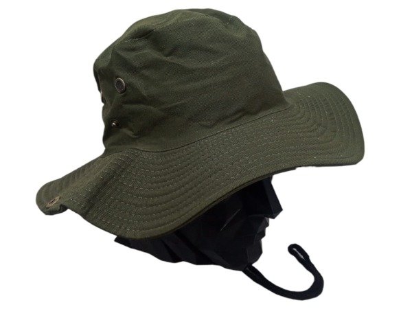 Producto - Sombrero Australiano, PREMIUM con forro interior, VERDE MILITAR
