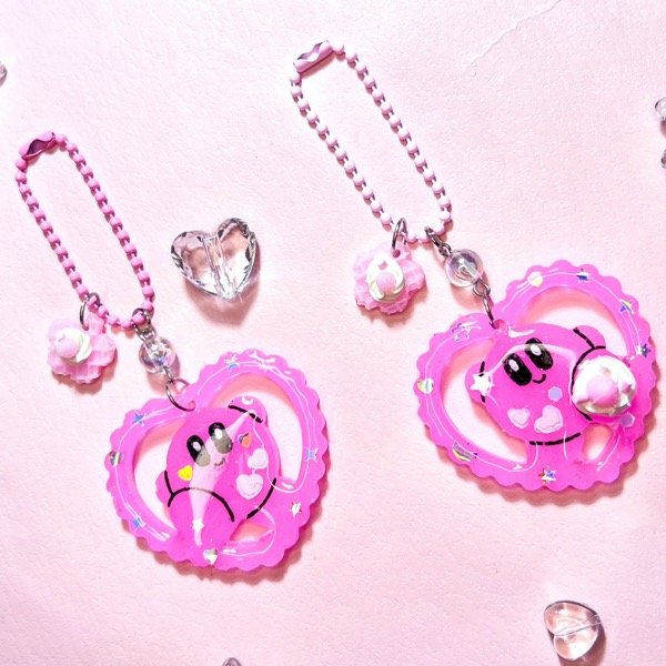 Producto - Dije KIRBY Waffles Pink