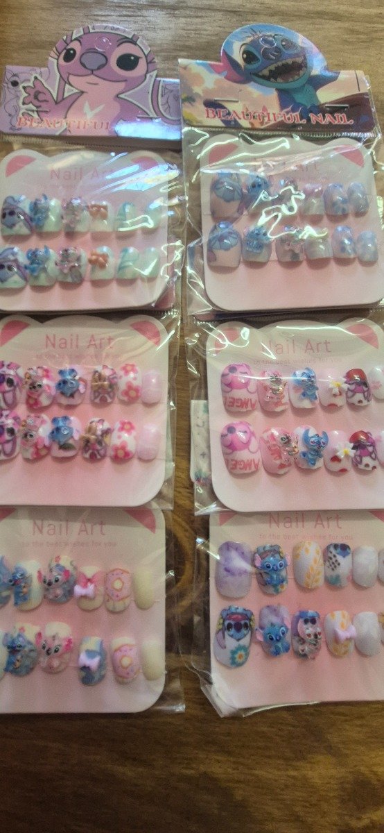 Producto - Uñas postizas niña Stich