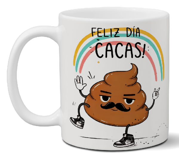 Producto - taza meme feliz dia cacas