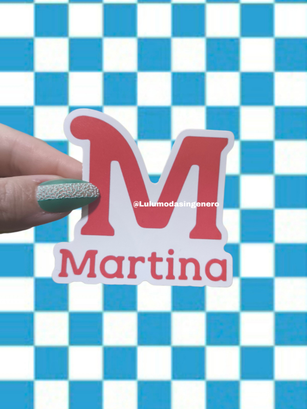Producto - Sticker Vinilo Martina M Martin cirio