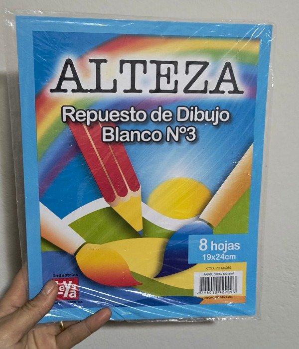 Producto - Repuesto de dibujo blanco n3