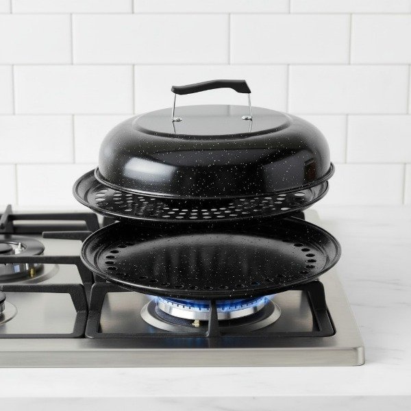 Producto - PARRILLA CIRCULAR PARA HORNALLA ENLOZADA 37 CM CON CAJA JOVIFEL - 4
