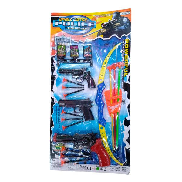 Producto - SET ARMAS Y ARCO 18 PCS