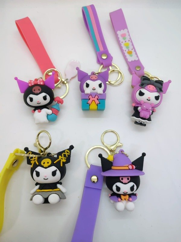 Producto - Llavero de goma Kuromi varios modelos