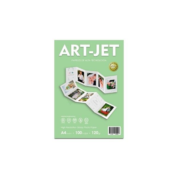 Producto - PAPEL FOTOGRAFICO BRILLANTE A4 ART JET 120G