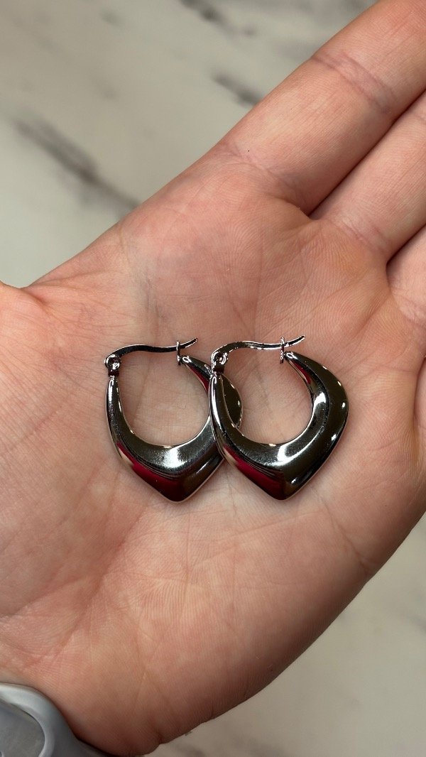 Producto - Aros acero quirúrgico plateados varios modelos - 2