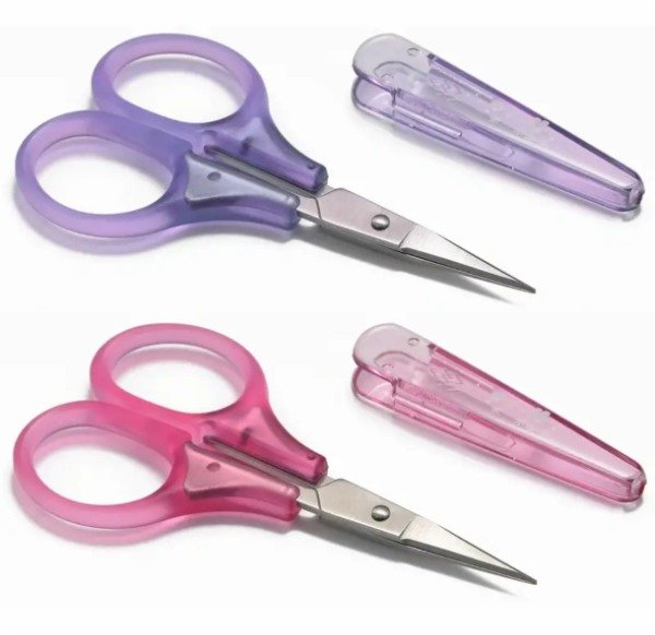 Producto - Tijera de precisión Rosa con funda