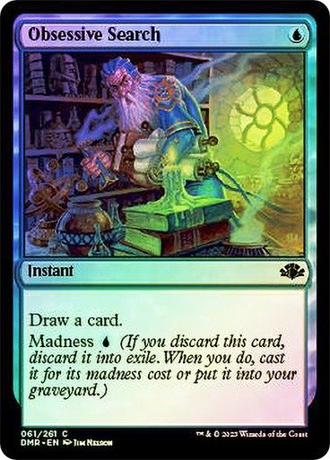 Producto - Obsessive Search Foil  Dominaria Remastered
