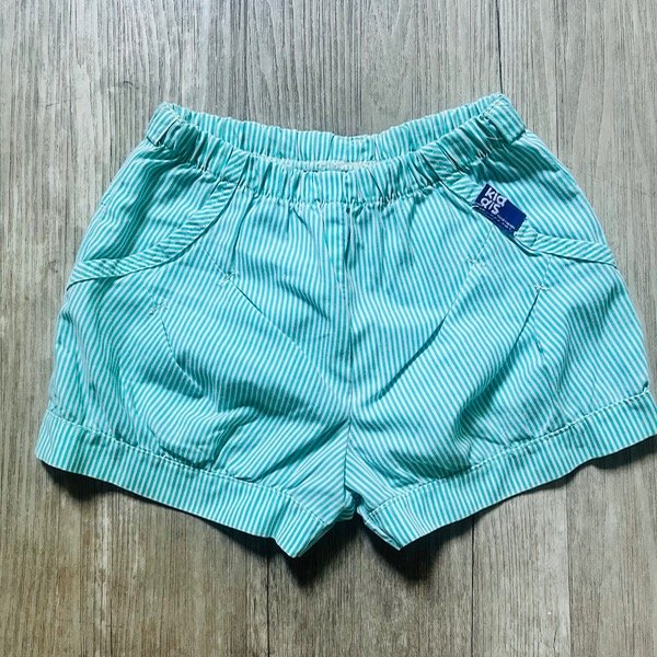 Producto - Short Rayas Blanco y Verde 4A