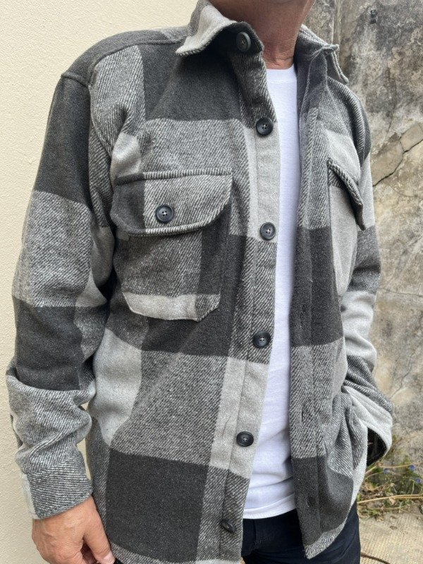 Producto - Camisaco Estilo escoses - Gris