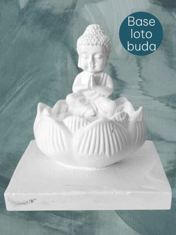 Producto - Base cuadrada+loto+buda
