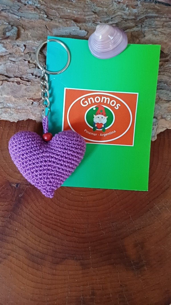 Producto - Llavero Corazón Violeta Mini - Keychain Mini Violet Heart