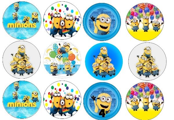 Producto - LAMINA MINIONS 14