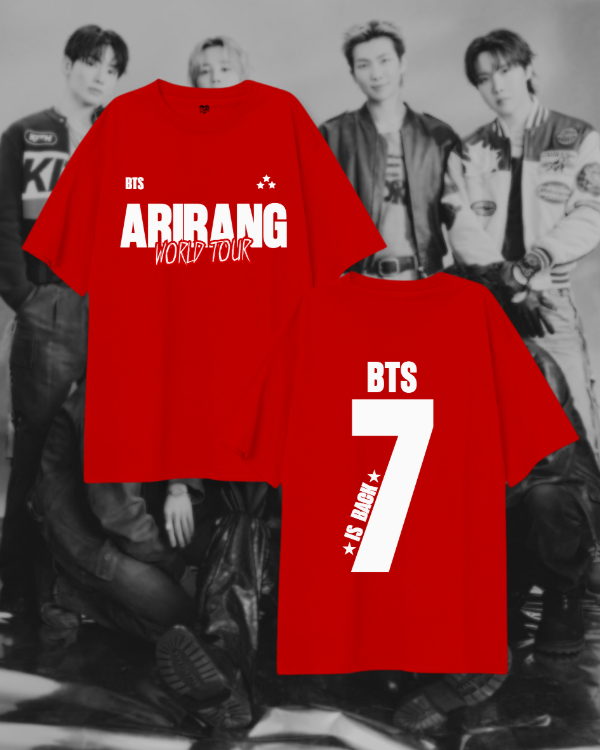 Producto - IS BACK BTS- Remeron oversize rojo