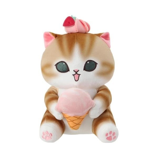 Producto - Peluche Mofusand Ice Cream (Frutilla) 20cm