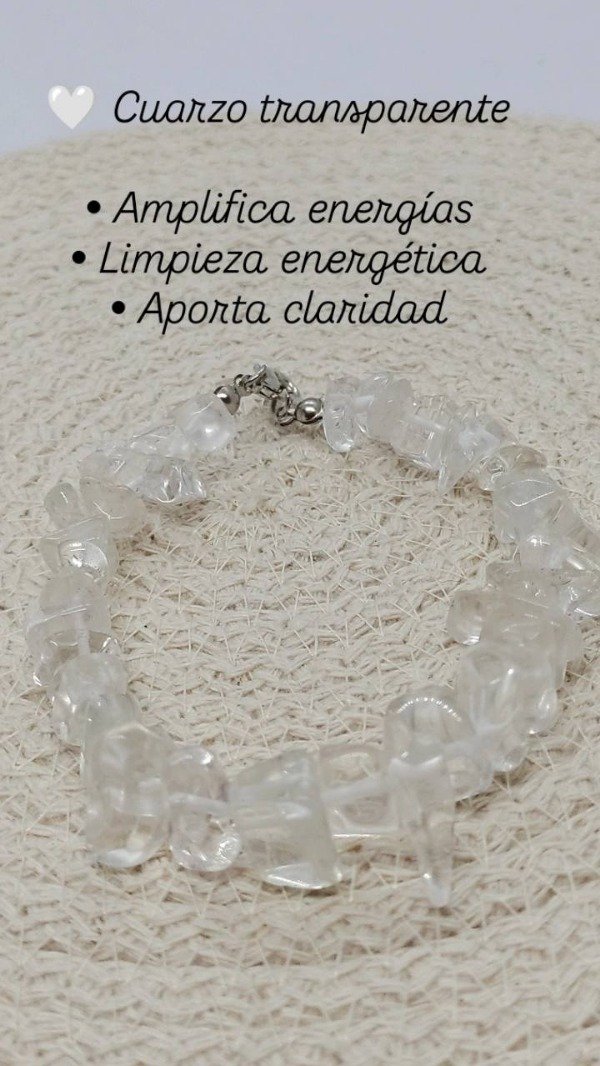 Producto - Pulsera de cuarzo Transparente