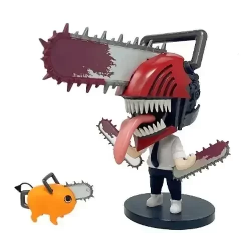 Producto - Figura Chainsawman Denji Motosierra y Pochita (3 - 11cm)