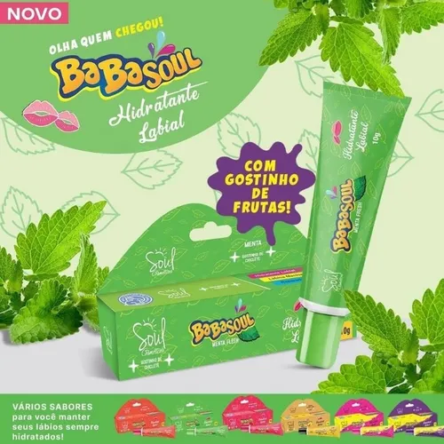 Producto - Hidratante Protetor Labial Babasoul Menta Fresh 10g