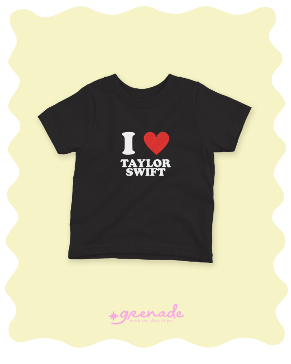 Baby tee "i love taylor"