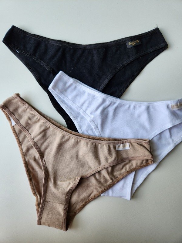 Producto - Pack x3 vedetinas básicas de algodón - 508