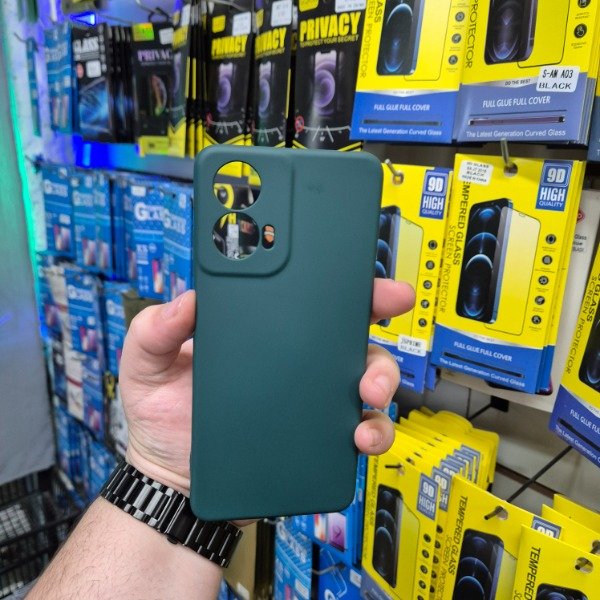 Producto - Silicona Verde Militar - Motorola G04/G04s/G24/E14