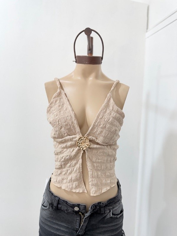 Producto - Top bambula con aplique