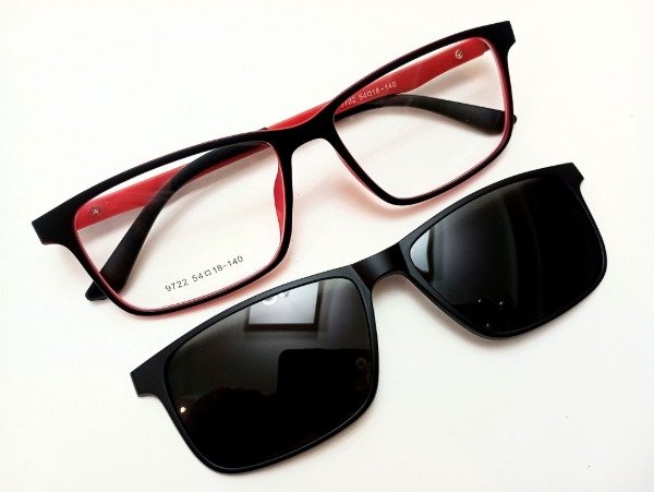 Producto - CLIP 9722 NEGRO CON ROJO