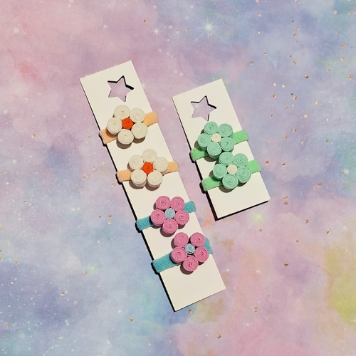 Producto - Mini colitas Flor X par