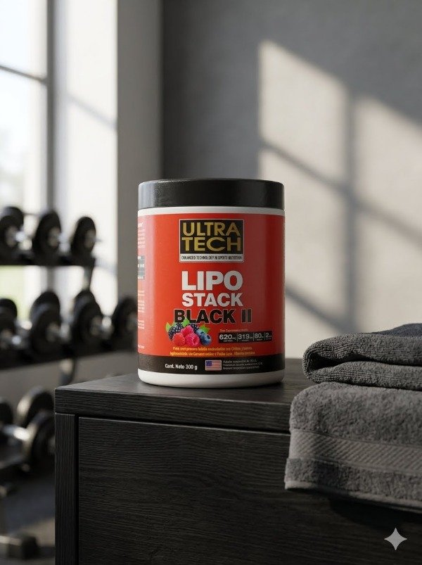 Producto - Lipo Stack Black Ultra Tech Energia Activacion Y Metabolismo Diario