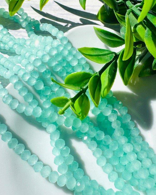 Producto - TIRA CRISTAL DE ROCA VERDE AGUA OPAL 4MM