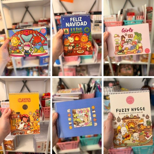 Producto - Kit de 6 libros para pintar + CAJA DE 12 MARCADORES FILGO ALLOY DE REGALO!