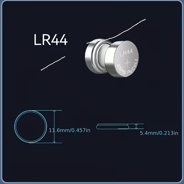 Producto - Bateria Alcalina Boton LR44 1.55V Descartable - 6