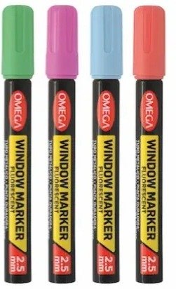 Producto - Marcador Tiza liquida para ventanas window 2.5mm pack x4