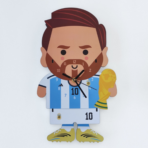 Producto - Reloj con movimiento de péndulo Messi