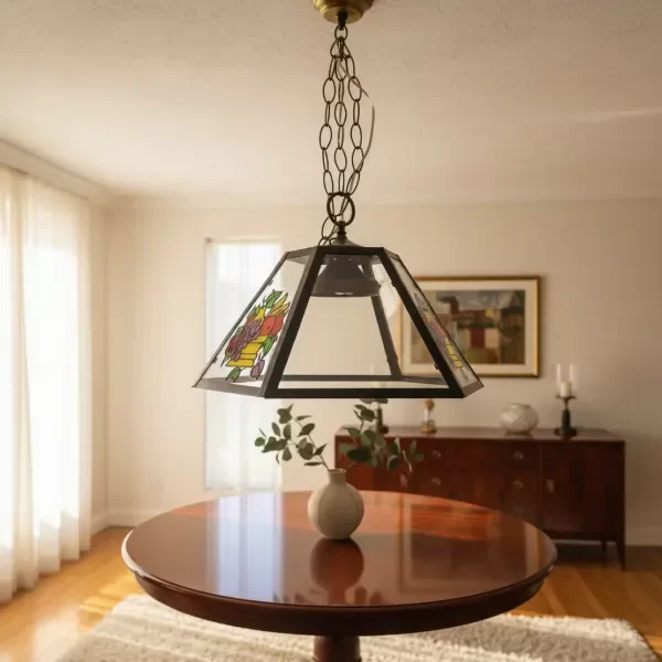 Producto - Lámpara Colgante diseño frutal de Vidrio Colorido