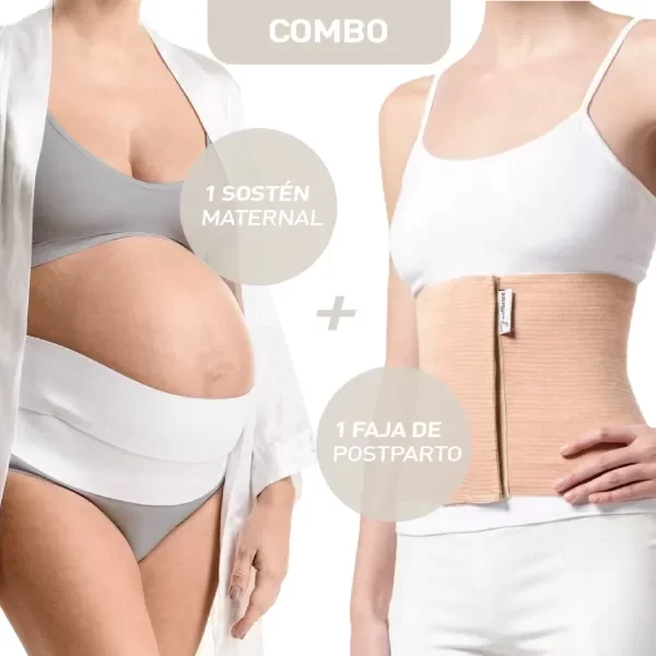 Producto - Combo faja embarazo + faja post parto