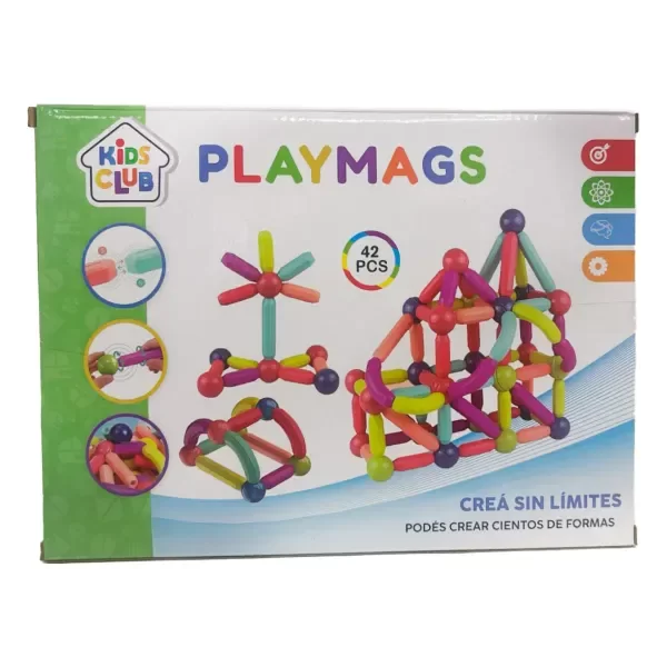 Producto - PLAYMAGS: Magnéticos - 42 piezas