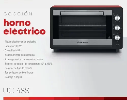 Producto - HORNO ELECTRICO ULTRACOMB 48LTS UC48S