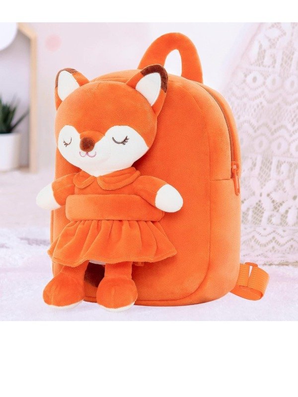 Producto - Mochila infantil zorro de felpa desmontable  Lazada