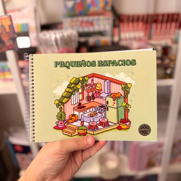 Producto - Libro para pintar Pequeños espacios