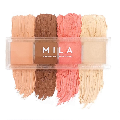 Producto - Set Contouring-Blush-Highlight-Contorno-rubor-iluminador Mila Marzi