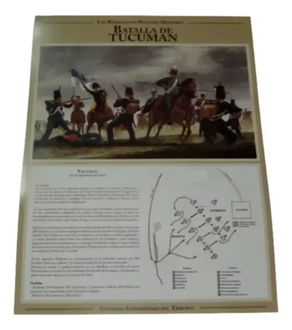 Producto - Batalla De Tucuman Lamina Escolar Las Batallas De Nuestra Historia