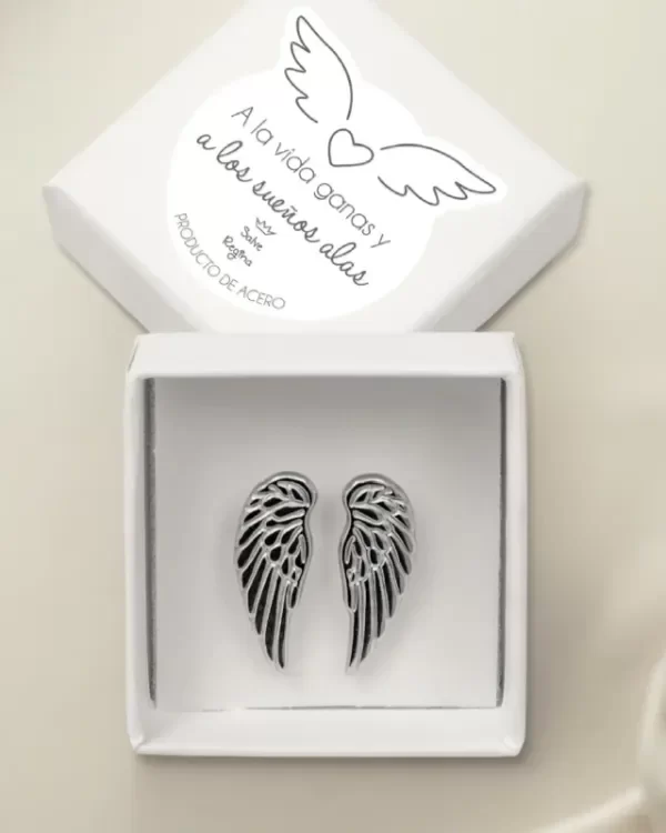 Producto - Anillo Acero Alas Ángel Wings Regulable - 2