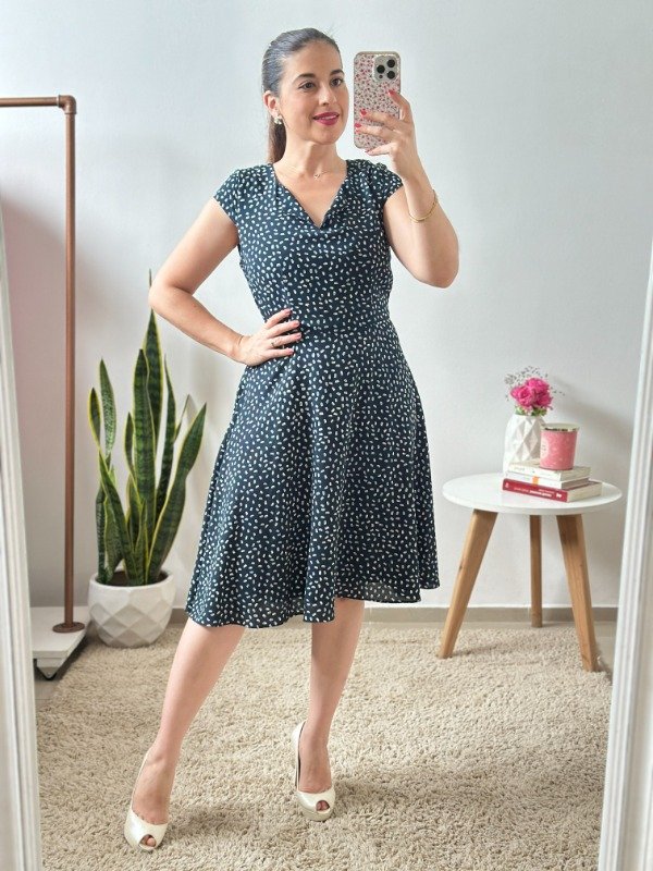 Producto - Dress 63 -importado - SECOND HAND- Talle M/L (Busto hasta 100)