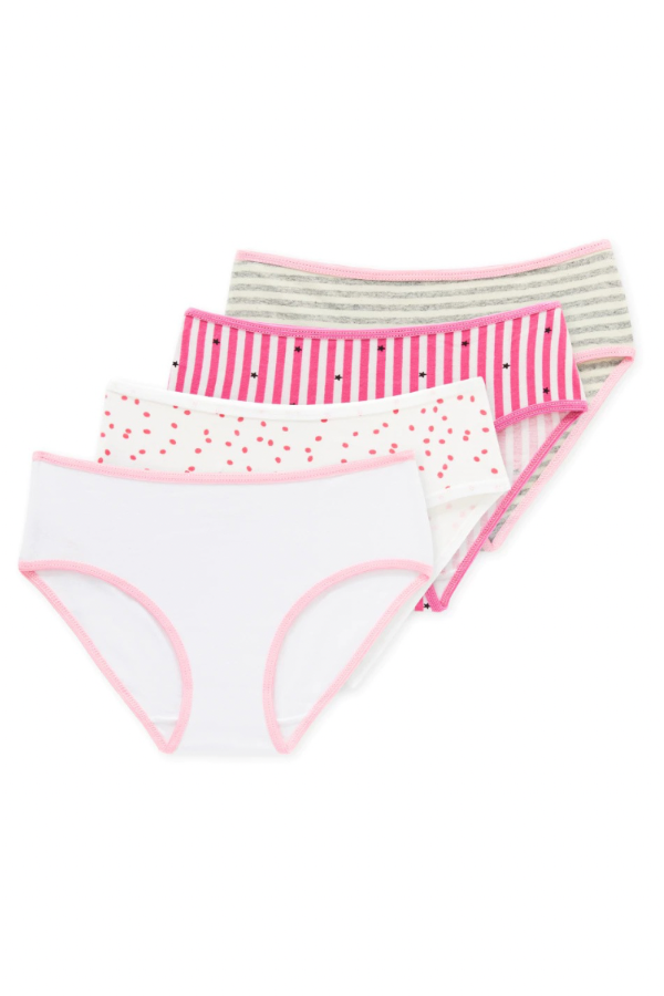 Producto - PACK X4 VEDETINAS DE ALGODON PARA NENA Art. 12175 (Talle 4 a 14 años)