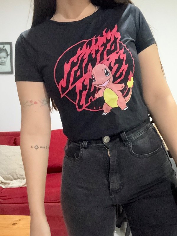 Producto - Remera crop char ne