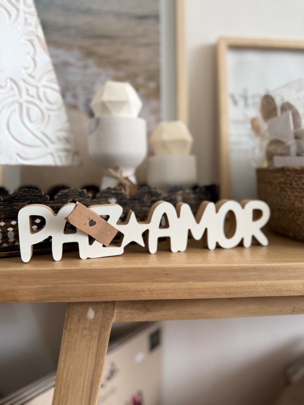Producto - Palabra Deco paz Amor
