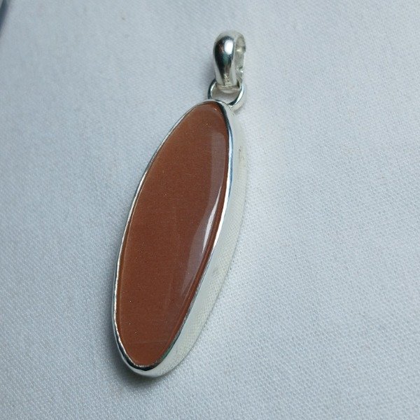 Producto - Dije Plata 925 con Piedra del Sol Alargada (sin cadena) - 4