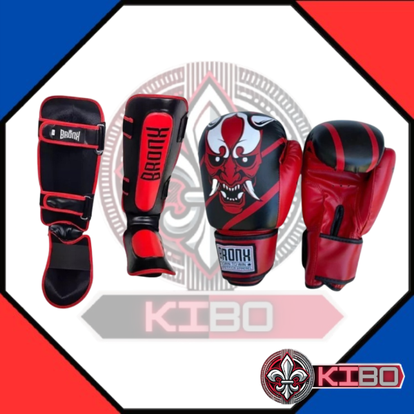 Producto - GUANTES BRONX + TIBIALES BRONX PRO KING